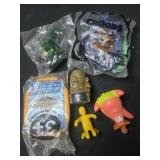 Lot of 6 collectible toys