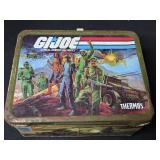 Vintage 1982 GI Joe Thermos tin lunch box
