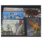 Lot of 4 Disney collectible postcards