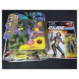 Lot of 2 collectible toy action figures