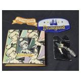 Lot of 4 Disney collectibles pins and patches