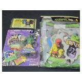 Lot of 3 Monster collectibles toys, cards,