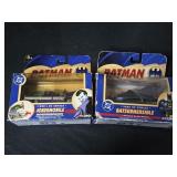 Lot of 2 Corgi Batman Batsubmersible, Jokermobile