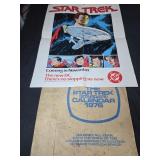 Lot of 2 vintage Star Trek collectibles 1976