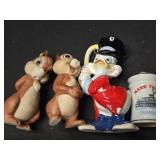 Lot of 4 Disney porcelain collectibles