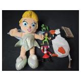 Lot of 5 Disney figures and plushies