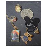 Lot of 5 Disney collectible jewelry and accessory