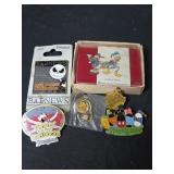 Lot of 6 Disney pins