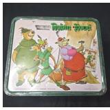 Vintage 1974 Walt Disney Robin Hood tin lunch box