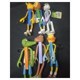 Lot of 6 Bendable PEZ