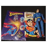 Lot of 3 Superman collectibles card, action