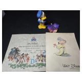 Lot of 4 Disney collectibles 2 figures and 2