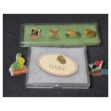 Lot of 4 assorted Disney pins