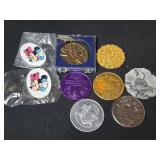 Lot of 9 Disney coins