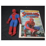 Lot of 2 Spider-Man collectibles plush and