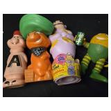 Lot of 4 plastic collectibles