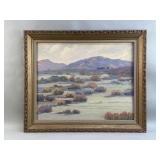 Mid-century impressionist oil on panel