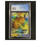2019 Pokï¿½mon Raichu GX graded 8.5