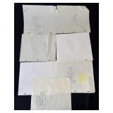 Lot of Fred Flintstone animation cels