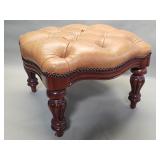 Maitland Smith leather foot stool