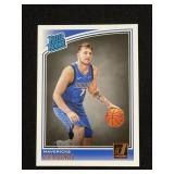 2018 Panini Donruss Luka Doncic rookie card