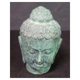 Buddha head bronze paperweight