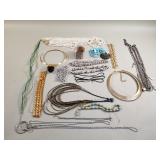 Group of costume jewelry necklaces