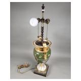 Porcelain urn style table lamp