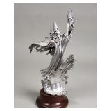 'The Water Wizard' pewter sculpture by James