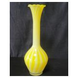 Vintage Taiwan  studio art glass vase