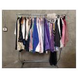 Group of mens and womens clothes