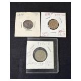 Lot of antique Indian head coins