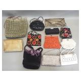 Group of women's handbags