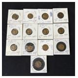 Lot of antique pennies