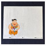 Vintage Fred Flintstone animation cel
