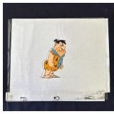 Vintage Fred Flintstone animation cel