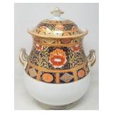 Asian porcelain lidded jar