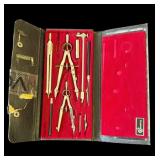 Lot of vintage drafting tools