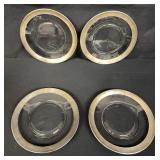 Group of vintage Dorothy Thorpe style silver-rim