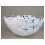 Kosta Boda contrast glass bowl