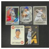 Lot of Clayton Kershaw baseball cards