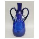Vintage hand blown studio art glass vase