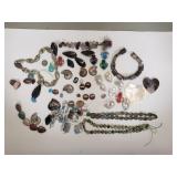 Group of jewelry making marble, glass, and pearl