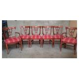 6 Rway Northern Furniture-style carved mahogany