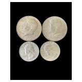 Lot of 1964 silver coins