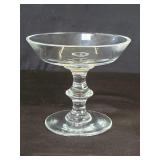 Signed Val Saint Lambert crystal compote
