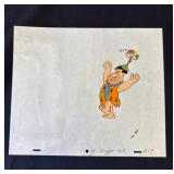 Vintage Fred Flintstone animation cel