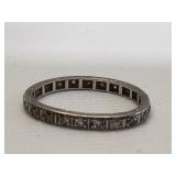 Platinum and diamond eternity ring