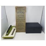 JC Penny electric knife, watchmaker's tools, 'Old