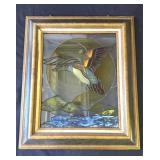 Framed stained glass